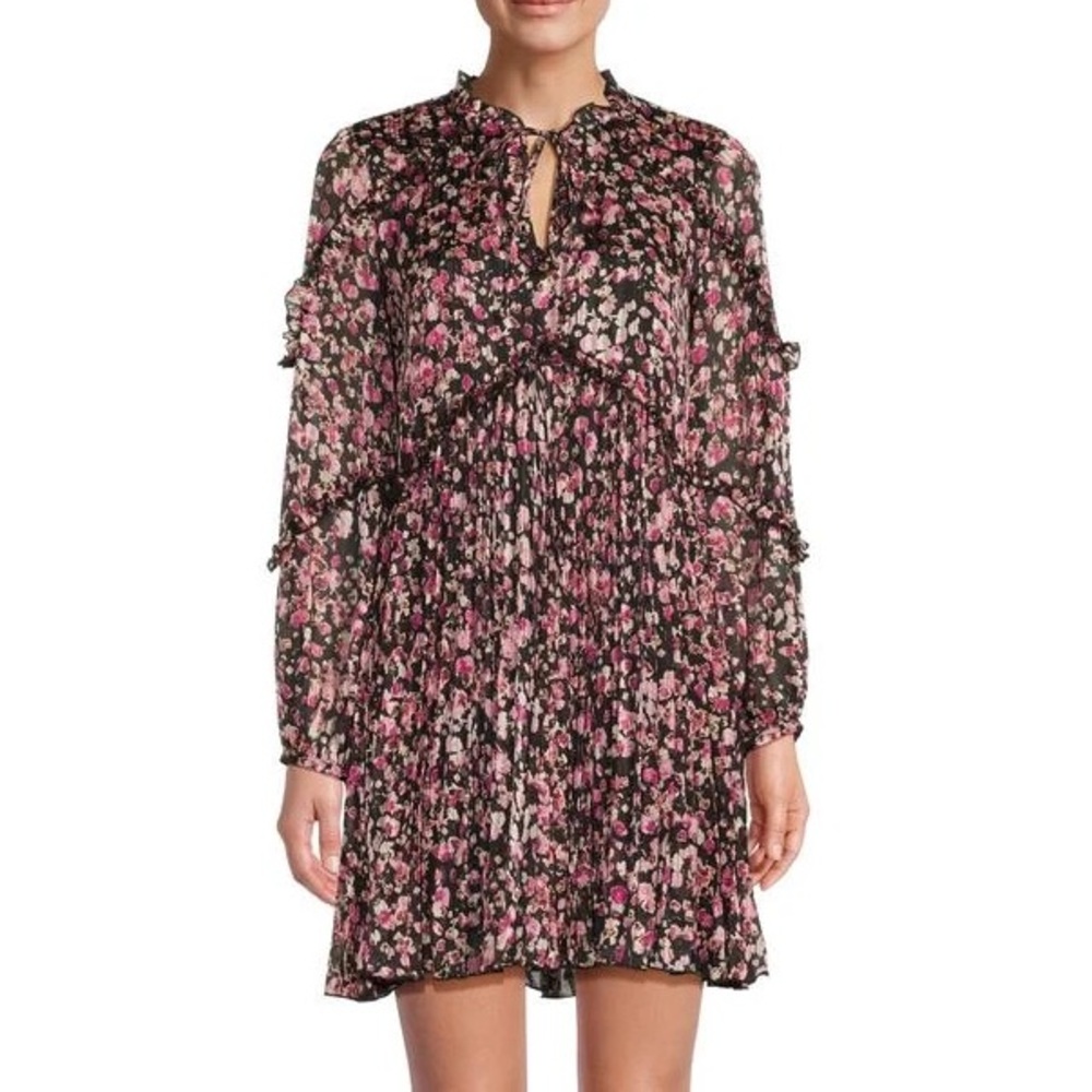 BCBG Floral Empire Mini Dress